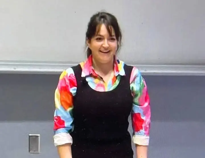 Giving a public seminar on my research