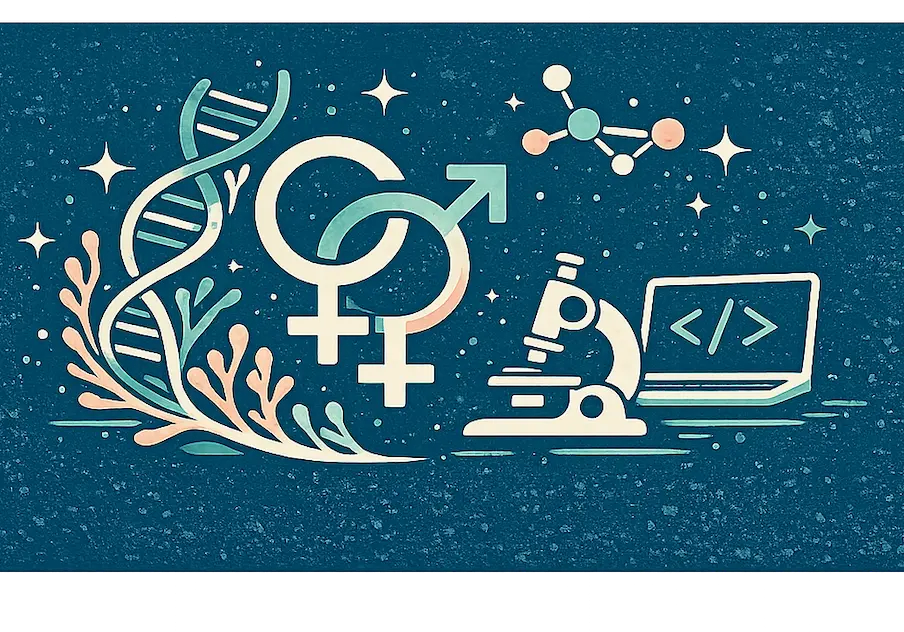 Icon representing mentorship of women in STEM